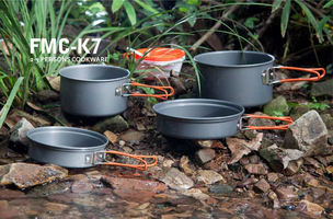 Туристический набор посуды на 2-3 персоны Fire-Maple FMC-K7